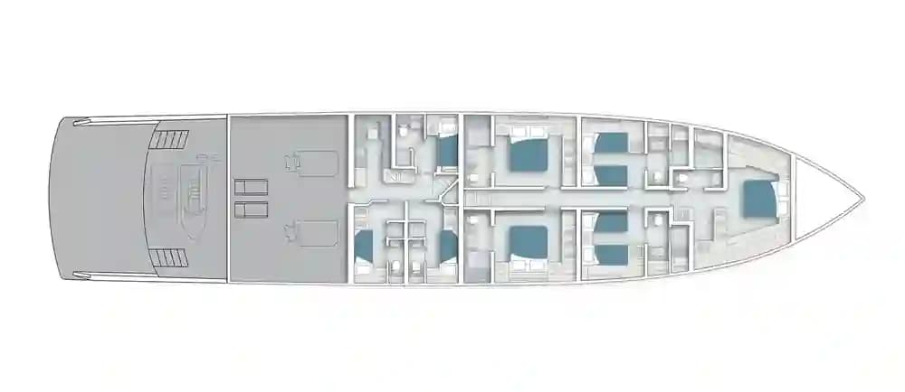 2029 Sirena Sirena 48 for Sale in Kansas City, Missouri Aft Cabin 3
