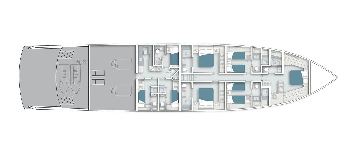 2029 Sirena Sirena 48 for Sale in Kansas City, Missouri Aft Cabin 3
